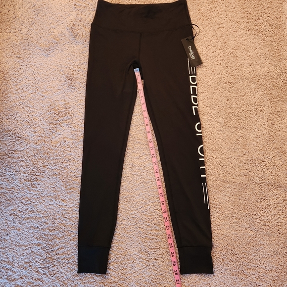 BeBe Sports Black & White Leggings Size Small - Picture 4 of 9